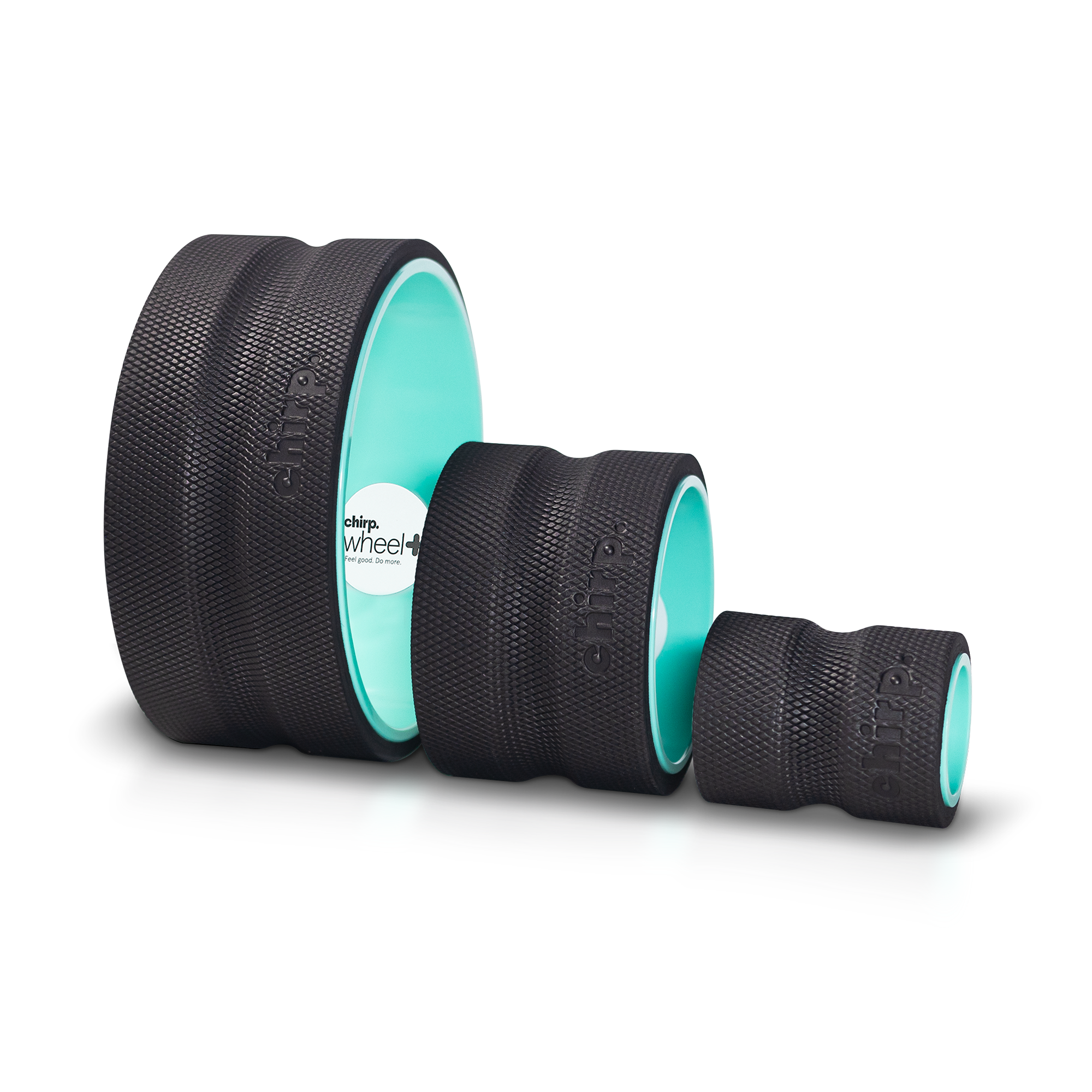 専用バッグ付き chirp wheel+ ストレッチホイール 姿勢矯正器具付き Chirp Wheel+ 3-Pack – Chirp™