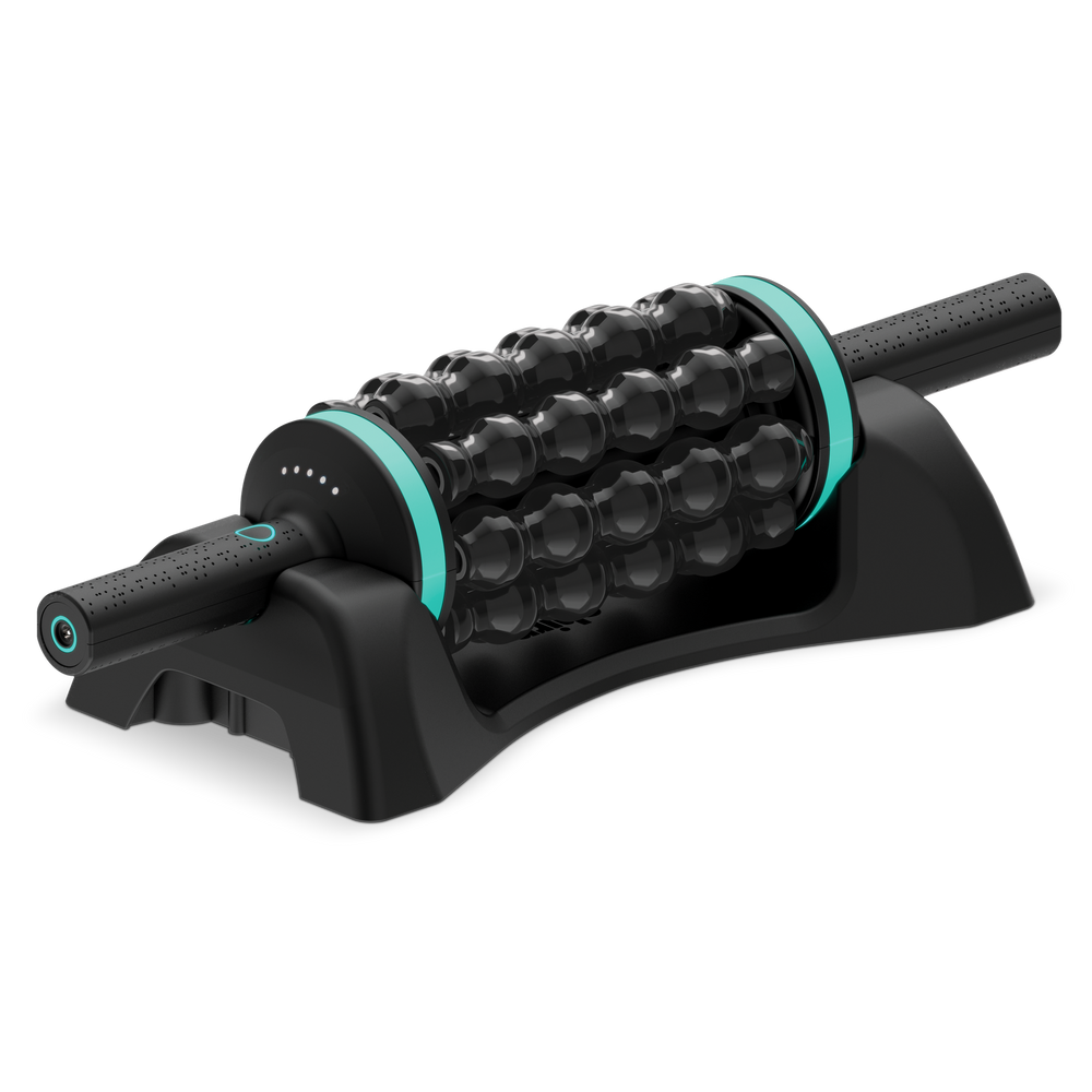 Chirp RPM rolling powered massager with eight spinning bars