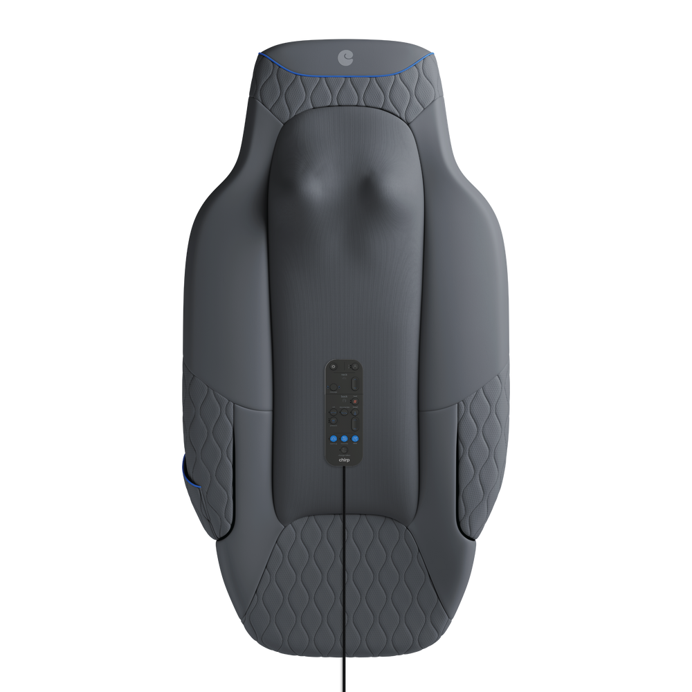 Chirp Contour decompression and massage table in Slate with remote