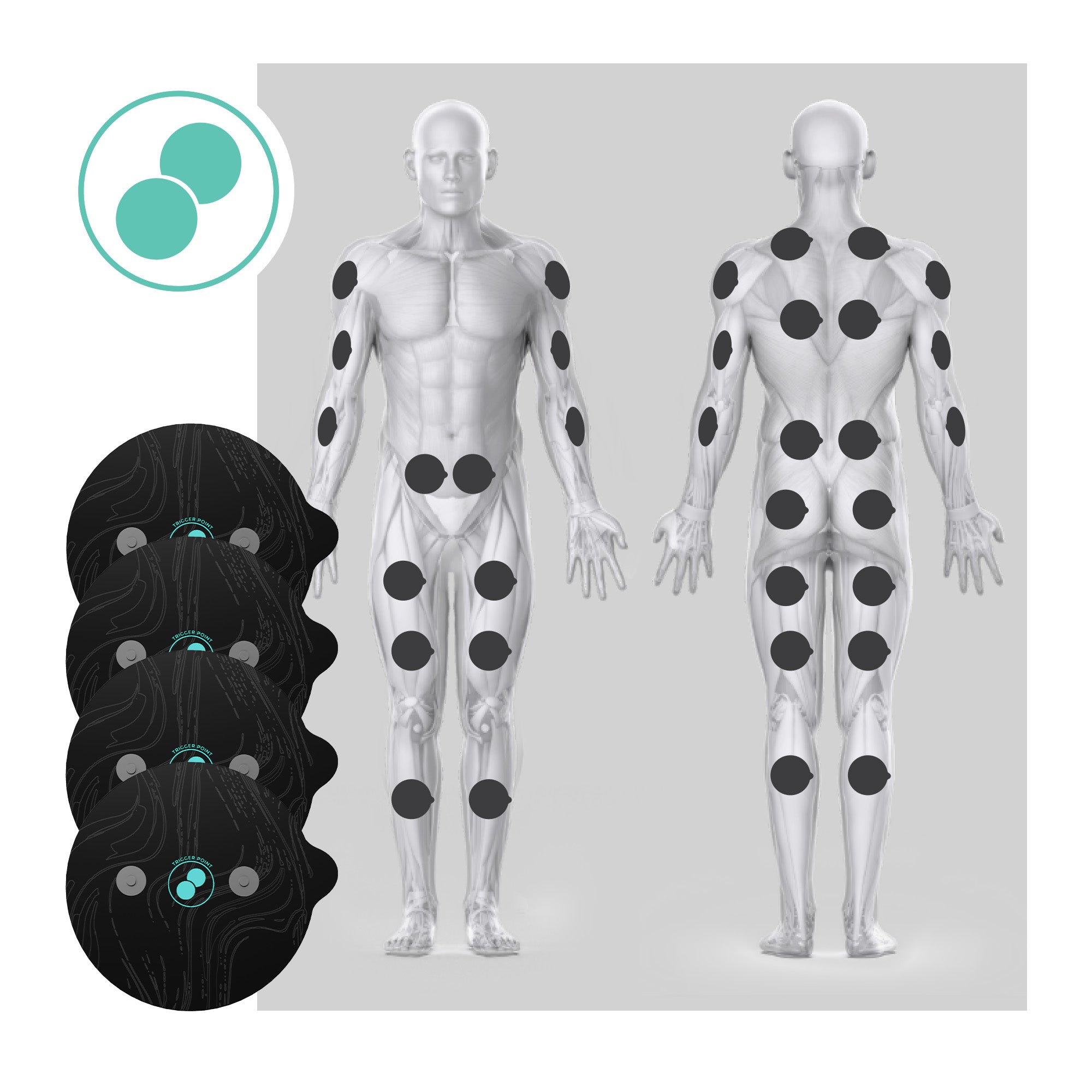 Halo Trigger Point Pad Set 6-Pack