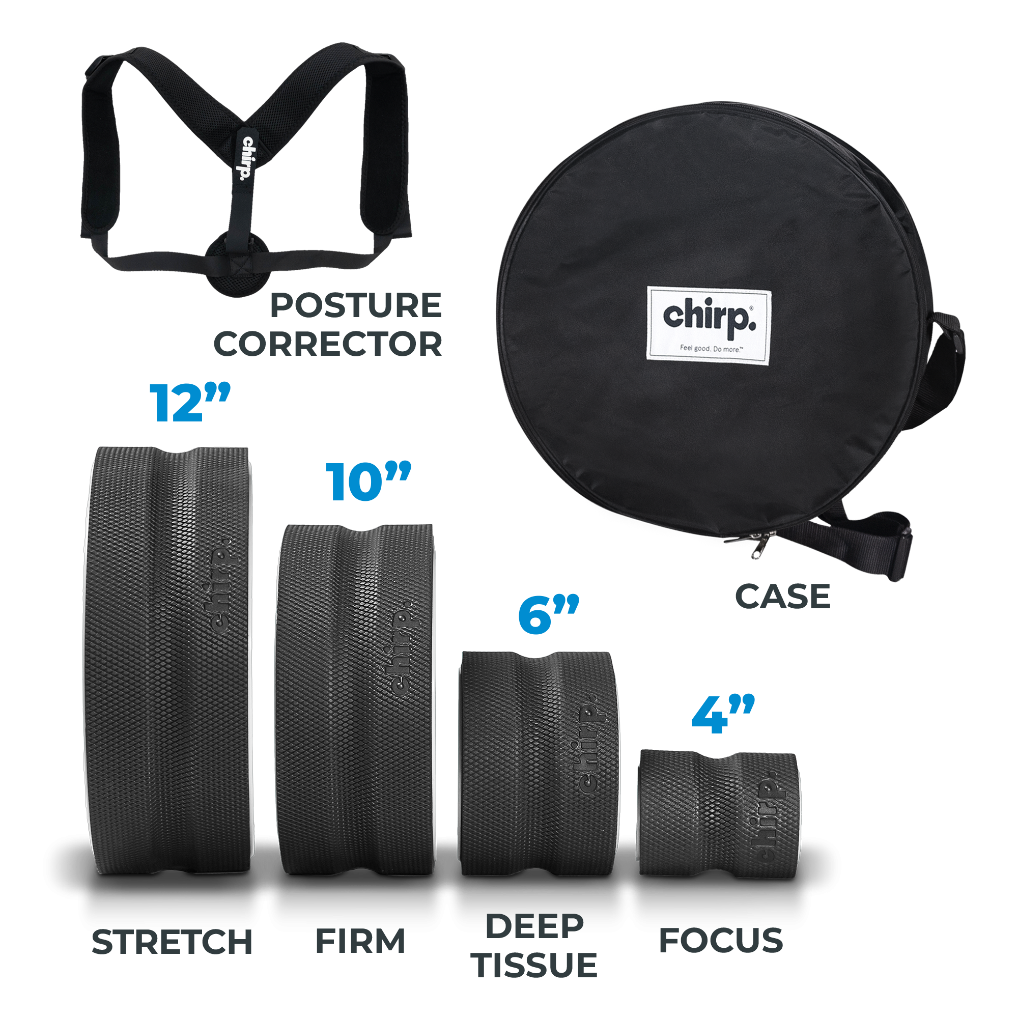 Ultimate Back + Neck Bundle Front - Black